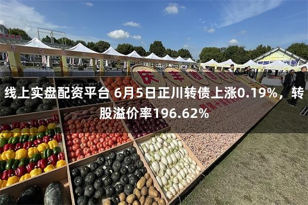 线上实盘配资平台 6月5日正川转债上涨0.19%，转股溢价率196.62%