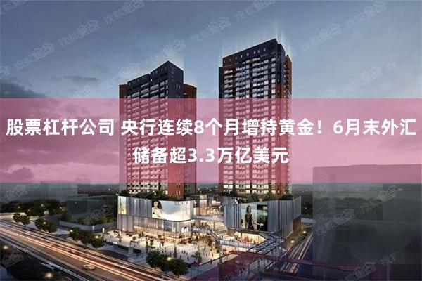 股票杠杆公司 央行连续8个月增持黄金！6月末外汇储备超3.3万亿美元